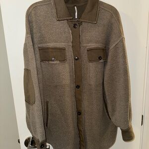 Free People - Ruby oversized shirt jacket - Small